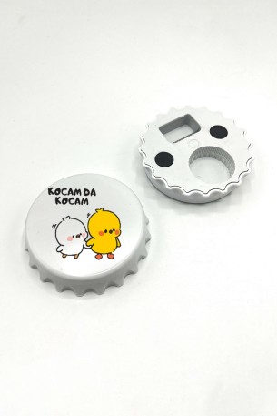 Özel Tasarim Gazoz Kapağı Açacak Magnet
