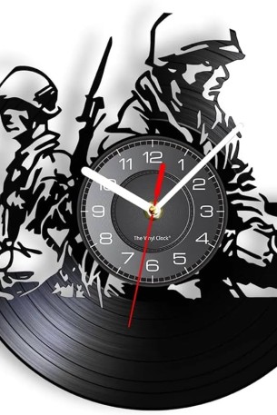 Record Serisi Ejderha Tasarımlı Mdf Duvar Saati