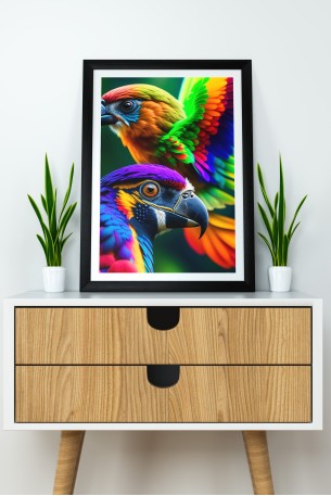   MDF Çerçevesiz Poster Dijital Baskı (300 DPI)