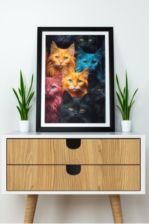   MDF Çerçevesiz Poster Dijital Baskı (300 DPI)